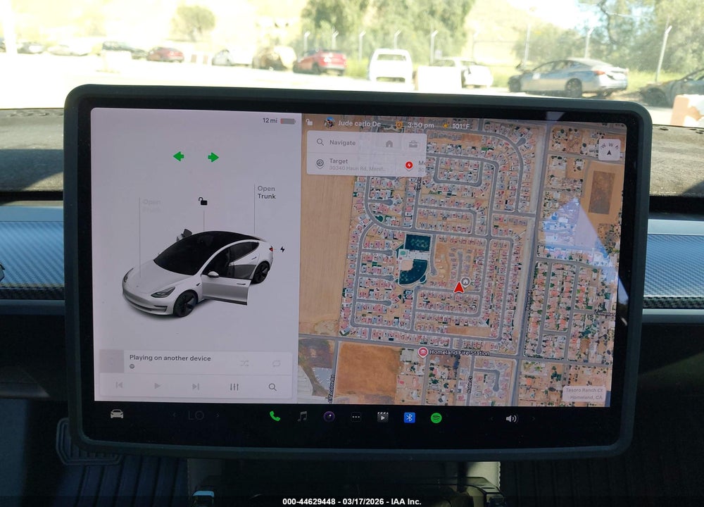 2021 TESLA MODEL 3 STANDARD RANGE PLUS REAR-WHEEL DRIVE VIN: 5YJ3E1EA5MF929856