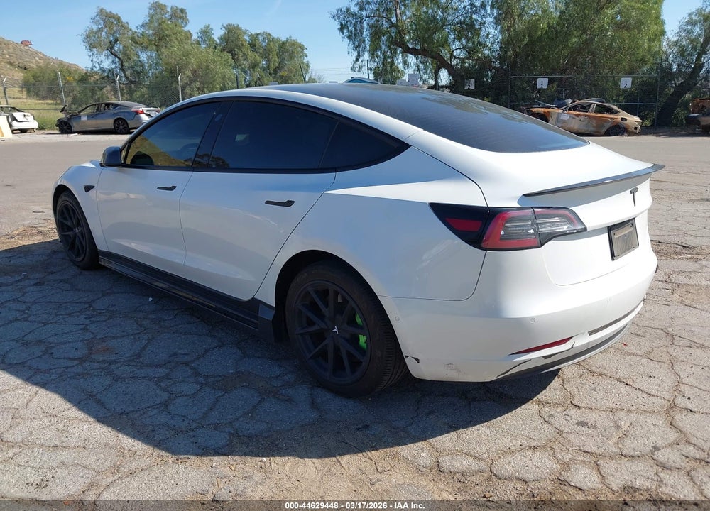 2021 TESLA MODEL 3 STANDARD RANGE PLUS REAR-WHEEL DRIVE VIN: 5YJ3E1EA5MF929856