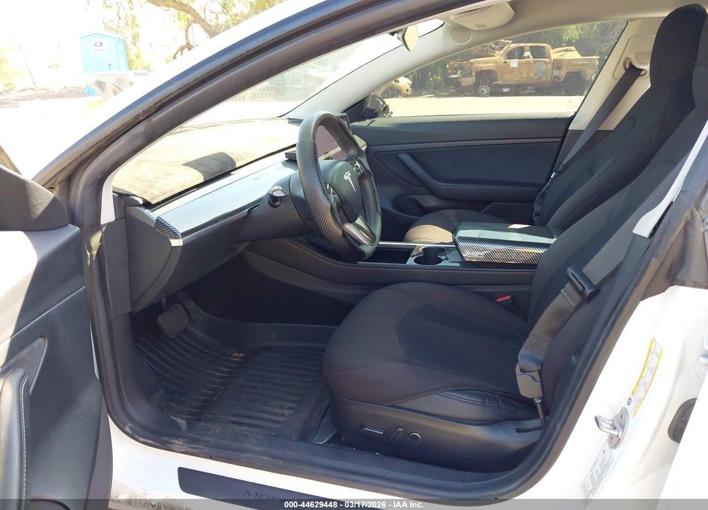 2021 TESLA MODEL 3 STANDARD RANGE PLUS REAR-WHEEL DRIVE VIN: 5YJ3E1EA5MF929856