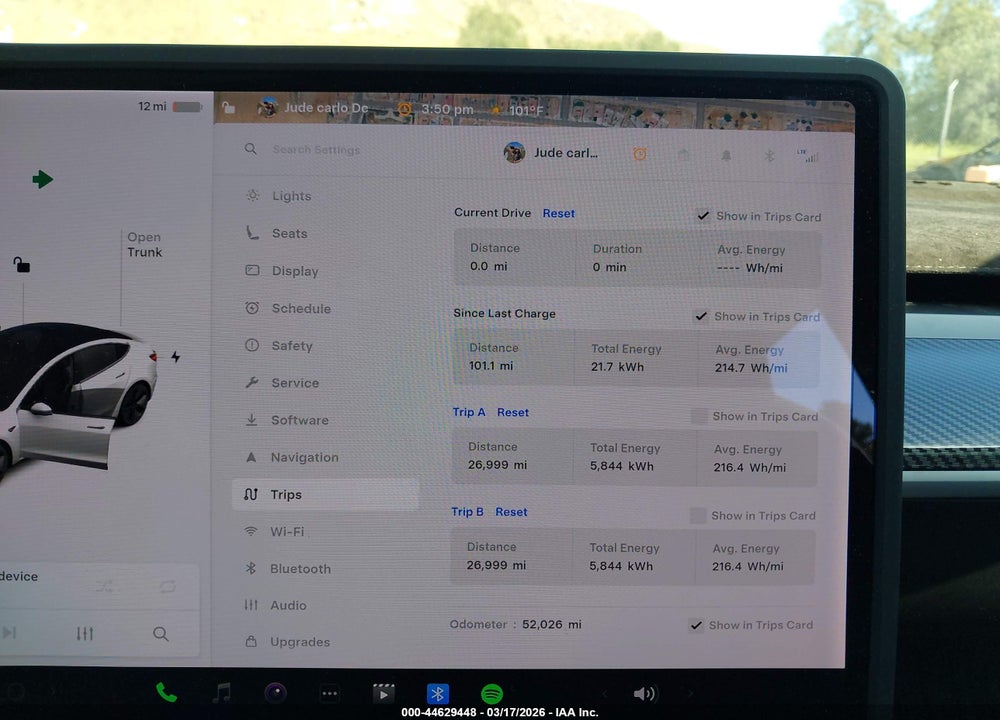 2021 TESLA MODEL 3 STANDARD RANGE PLUS REAR-WHEEL DRIVE VIN: 5YJ3E1EA5MF929856