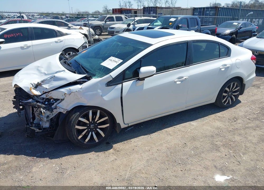 2014 HONDA CIVIC EX-L VIN: 19XFB2F92EE002112