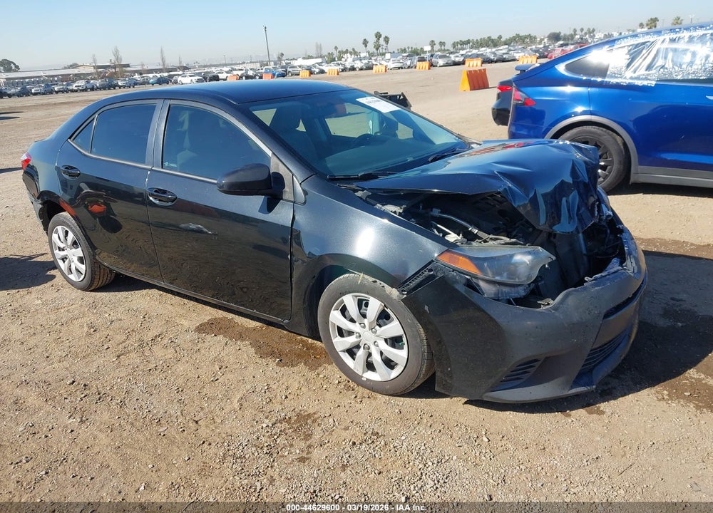2016 TOYOTA COROLLA LE VIN: 5YFBURHE8GP568546