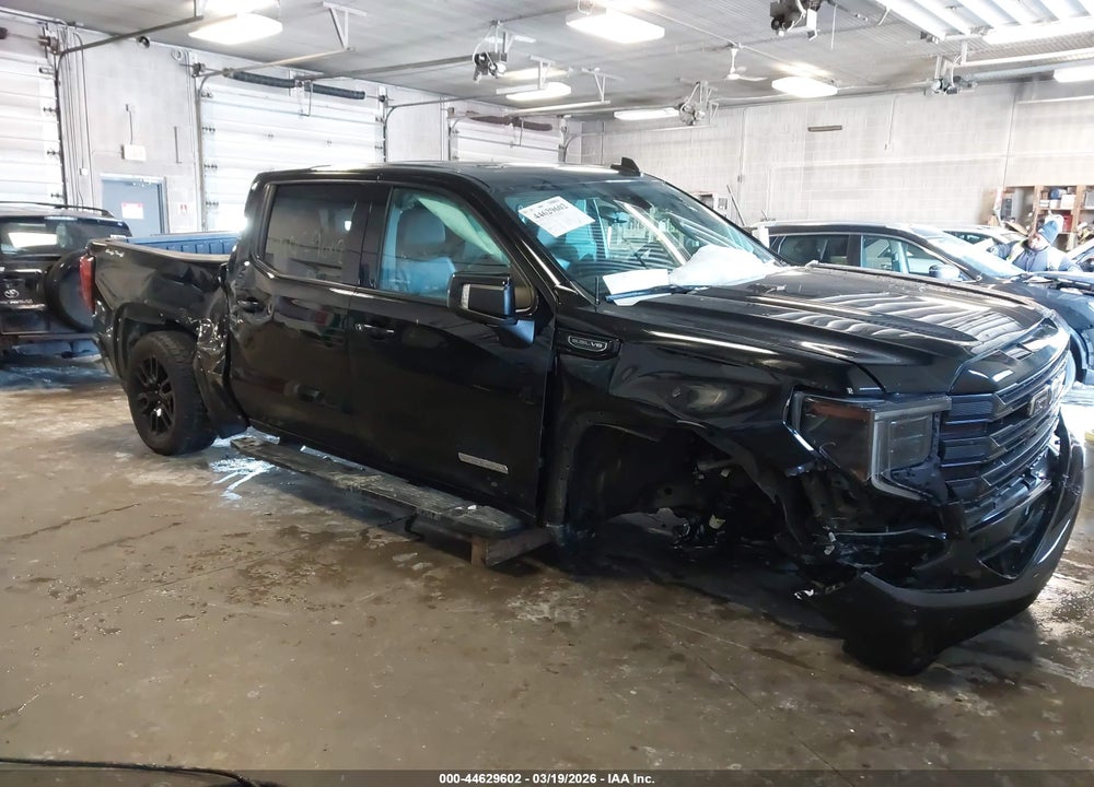 2022 GMC SIERRA 1500 4WD  SHORT BOX ELEVATION VIN: 3GTUUCED3NG557989
