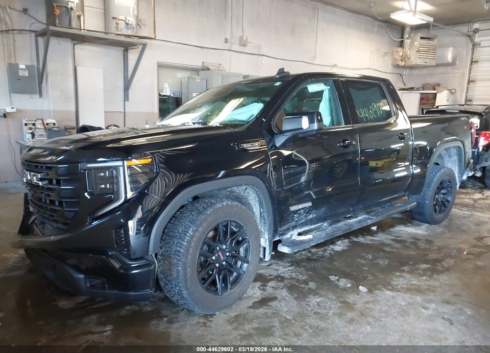 2022 GMC SIERRA 1500 4WD  SHORT BOX ELEVATION VIN: 3GTUUCED3NG557989