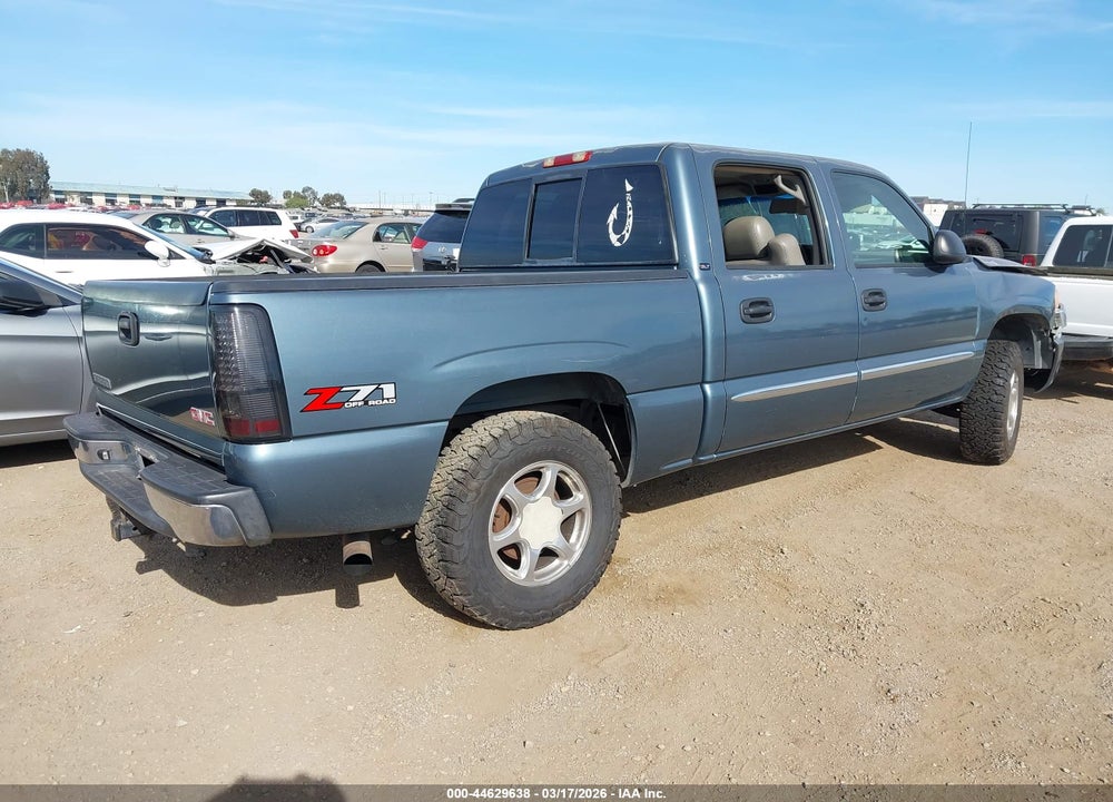 2006 GMC SIERRA 1500 SLE2 VIN: 2GTEK13T361129259