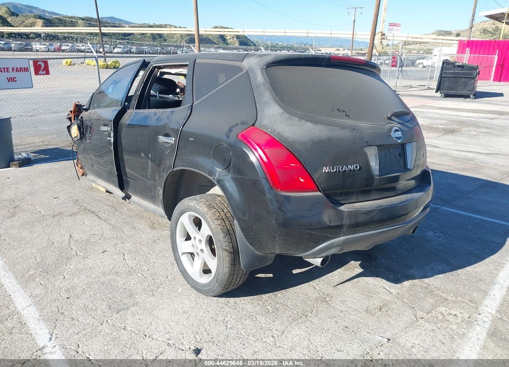 2005 NISSAN MURANO S VIN: JN8AZ08T45W328149
