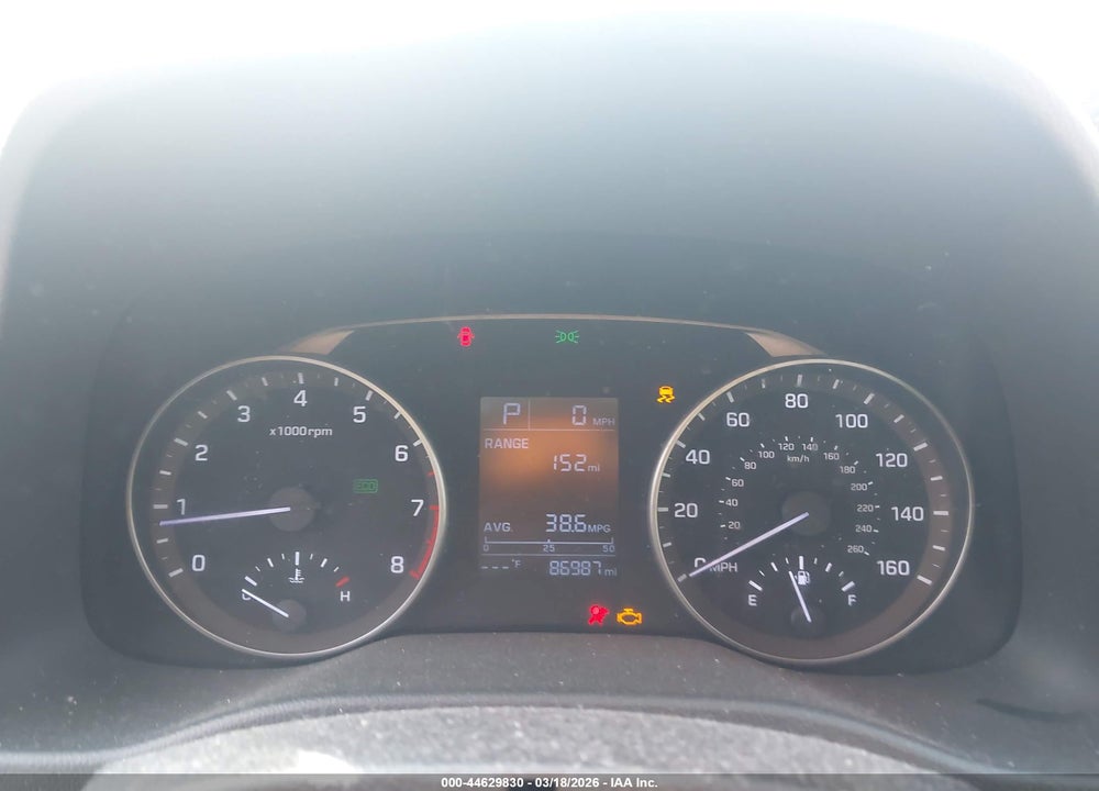 2017 HYUNDAI ELANTRA SE VIN: KMHD74LF0HU082574