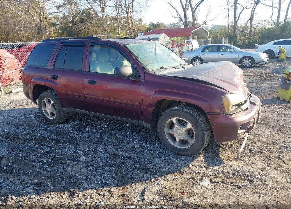 2007 CHEVROLET TRAILBLAZER LS VIN: 1GNDT13S672207316
