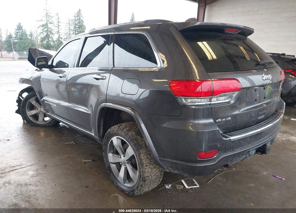 2014 JEEP GRAND CHEROKEE OVERLAND VIN: 1C4RJFCG9EC233297