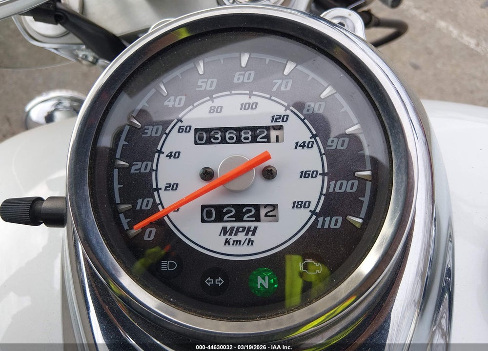 2010 YAMAHA XVS650 A/AT VIN: JYAVM01E1AA135600