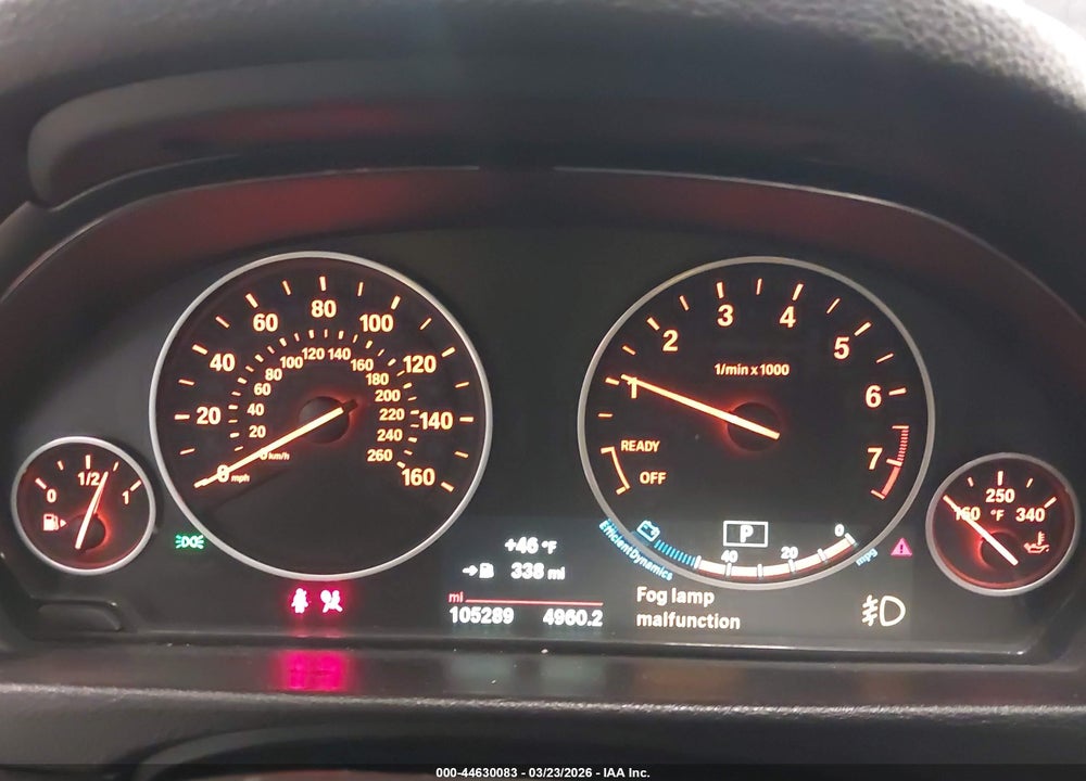 2016 BMW 320I XDRIVE VIN: WBA8E5G54GNT94034