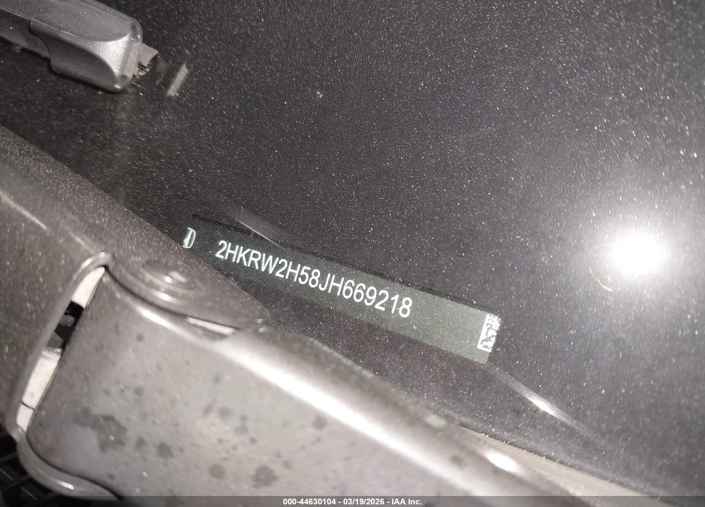 2018 HONDA CR-V EX VIN: 2HKRW2H58JH669218
