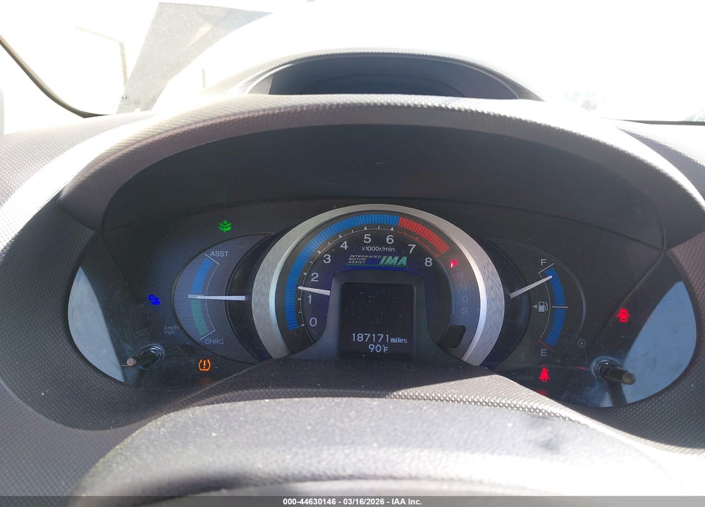 2010 HONDA INSIGHT EX VIN: JHMZE2H7XAS028530