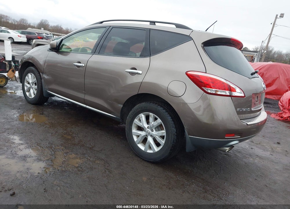 2013 NISSAN MURANO SL VIN: JN8AZ1MW8DW304148