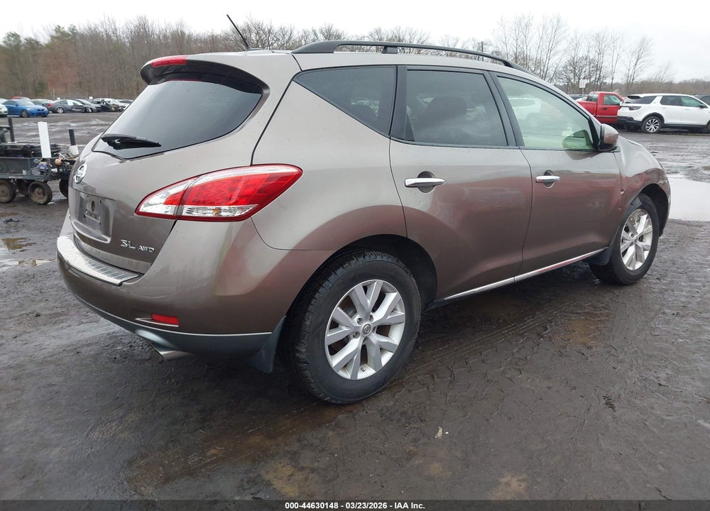 2013 NISSAN MURANO SL VIN: JN8AZ1MW8DW304148