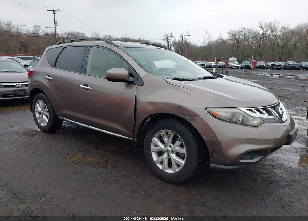 2013 NISSAN MURANO SL VIN: JN8AZ1MW8DW304148