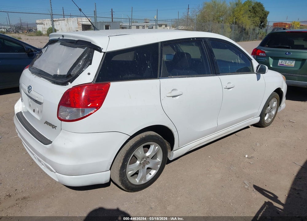 2003 TOYOTA MATRIX XR VIN: 2T1KR32E73C142591