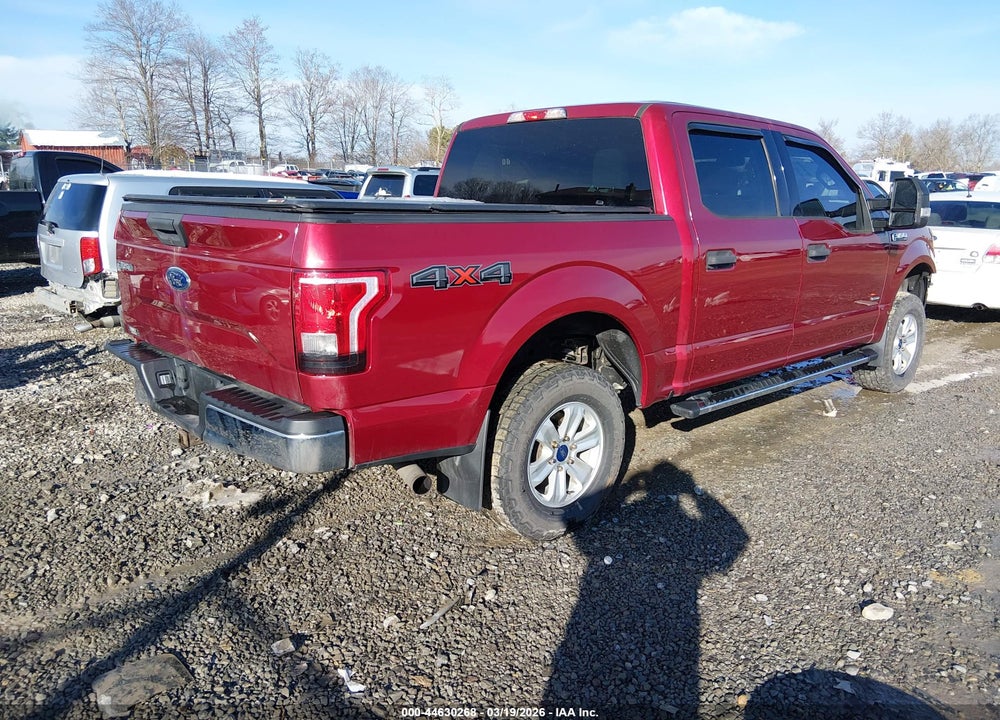 2016 FORD F-150 XLT VIN: 1FTEW1EG0GFD37887
