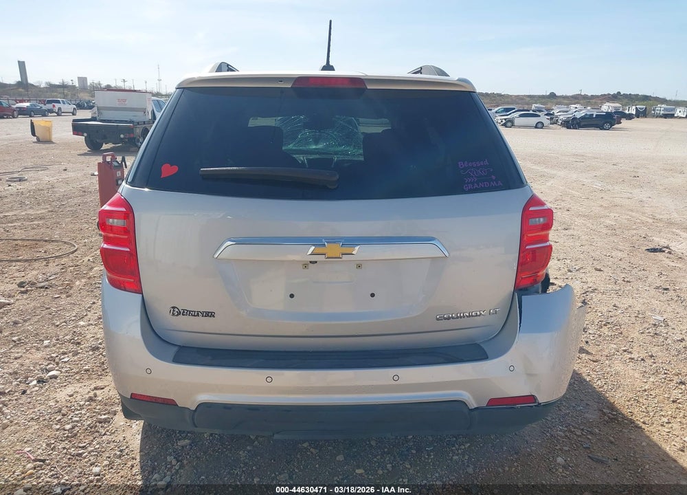 2016 CHEVROLET EQUINOX LT VIN: 2GNALCEK2G6275921