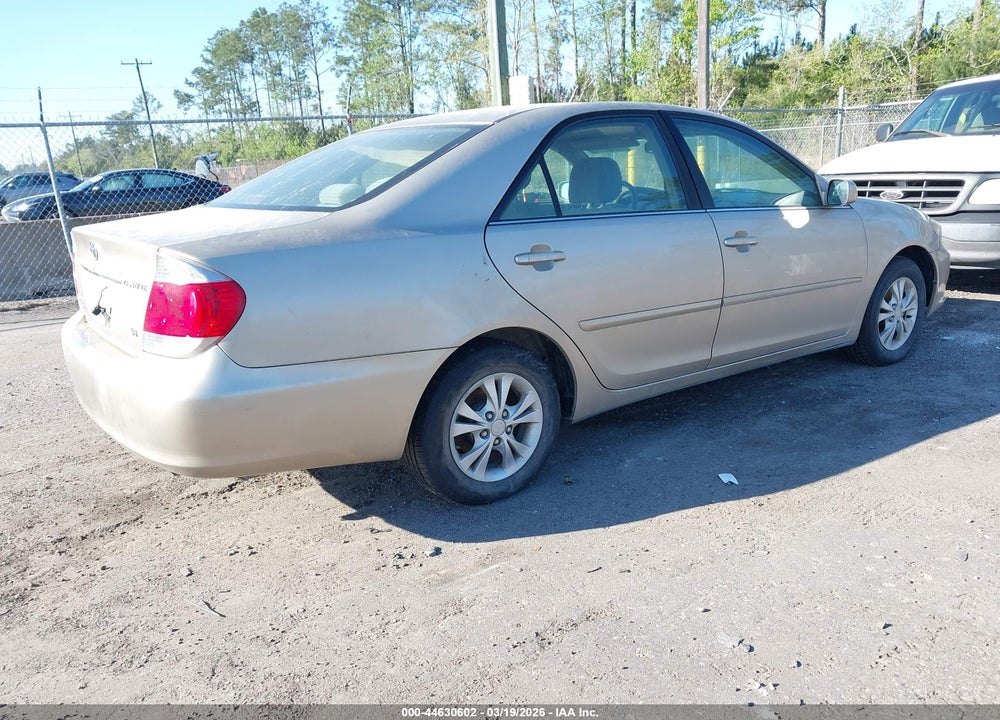 2005 TOYOTA CAMRY LE V6 VIN: 4T1BF30K65U110511