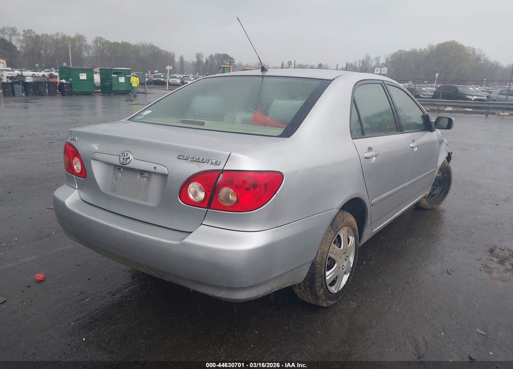 2007 TOYOTA COROLLA LE VIN: JTDBR32E670127984