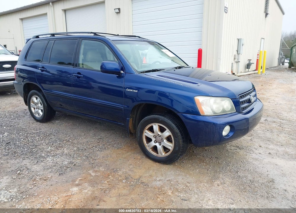 2003 TOYOTA HIGHLANDER LIMITED V6 VIN: JTEHF21AX30153957