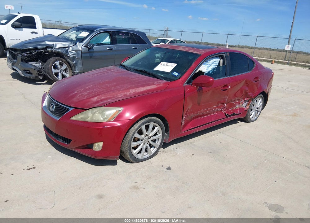 2006 LEXUS IS 250 VIN: JTHBK262762019891
