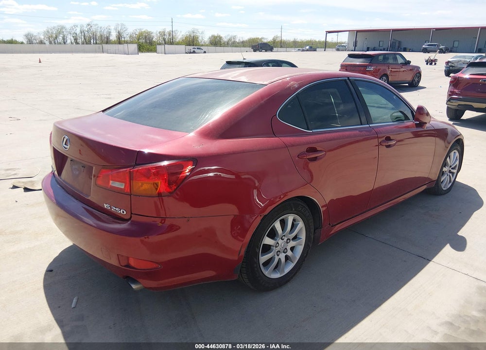 2006 LEXUS IS 250 VIN: JTHBK262762019891