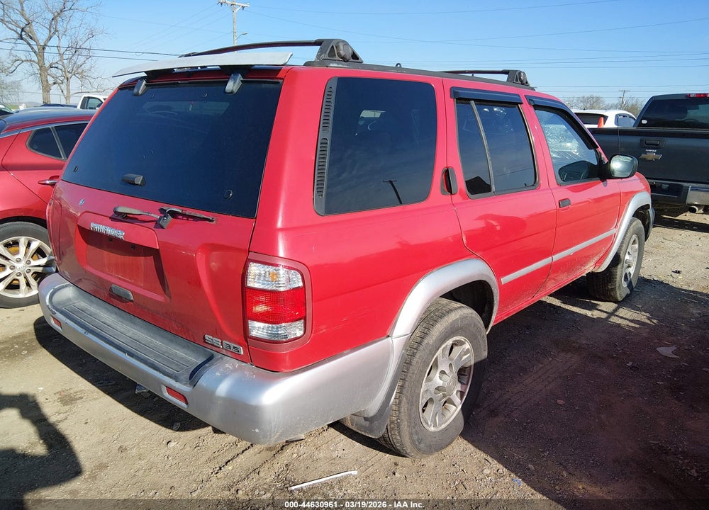 2001 NISSAN PATHFINDER SE VIN: JN8DR07Y81W500655