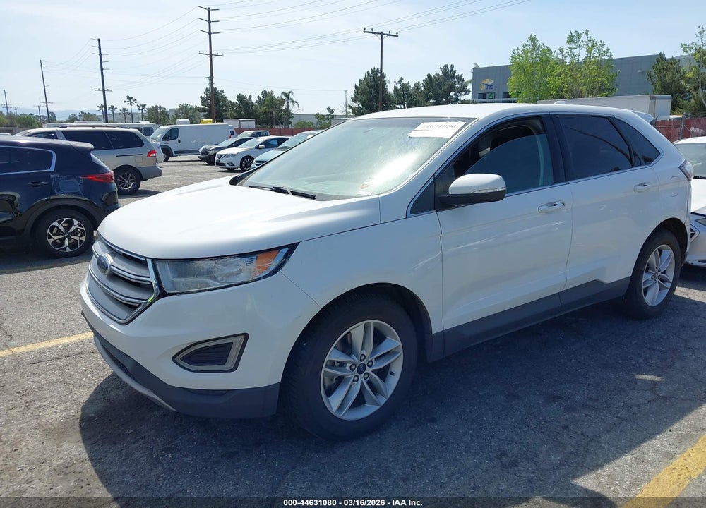 2015 FORD EDGE SEL VIN: 2FMTK4J90FBB92616