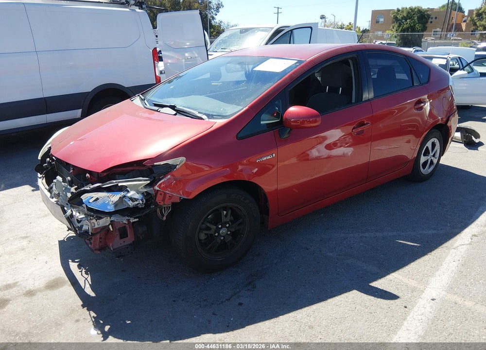 2013 TOYOTA PRIUS TWO VIN: JTDKN3DU5D1627446