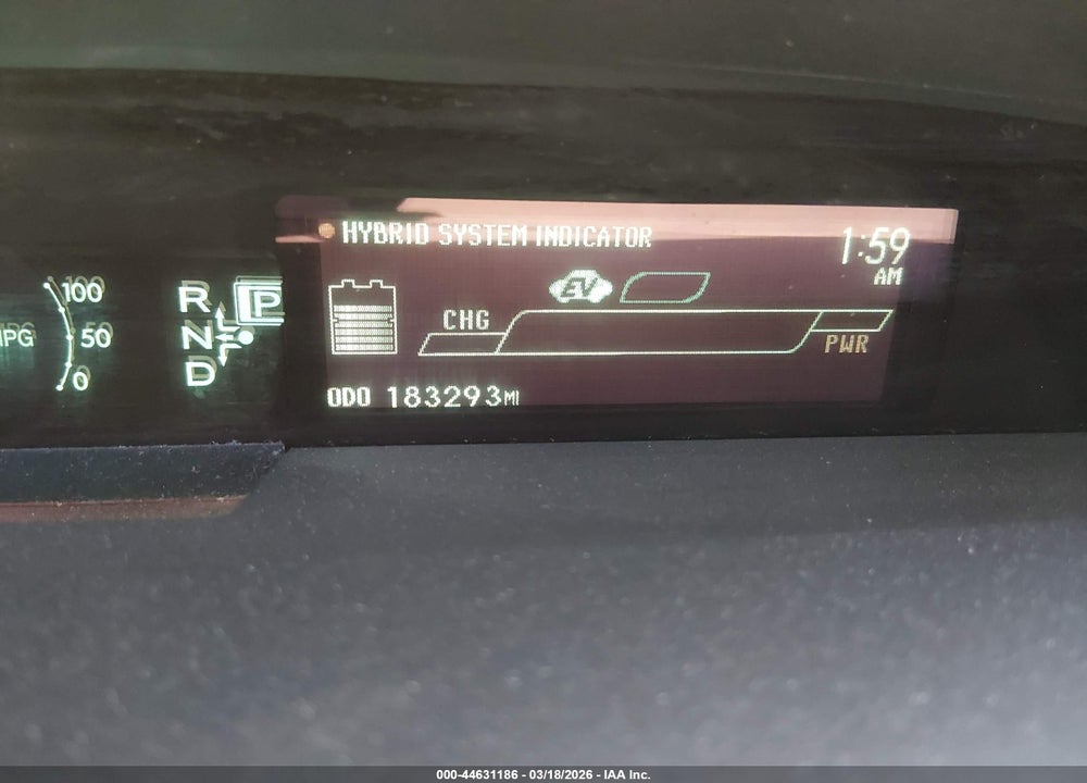 2013 TOYOTA PRIUS TWO VIN: JTDKN3DU5D1627446