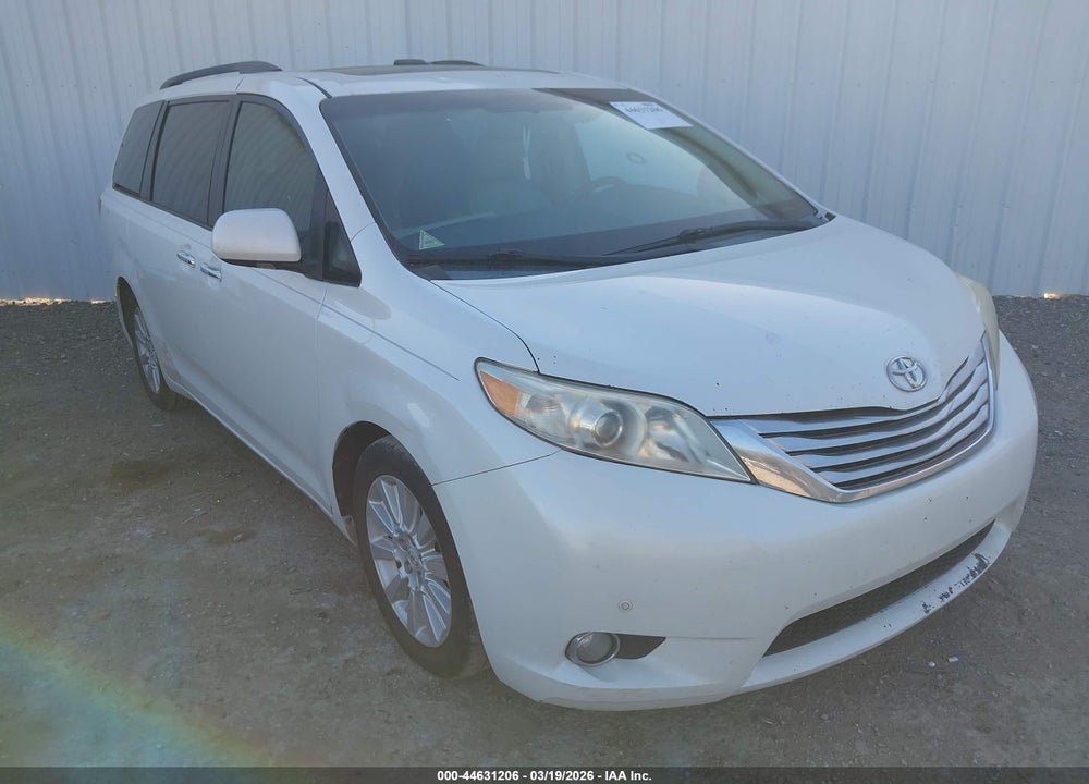2011 TOYOTA SIENNA LIMITED V6 VIN: 5TDYK3DC2BS063006
