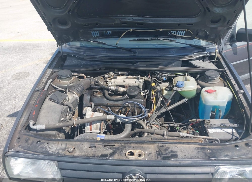1989 VOLKSWAGEN JETTA GL VIN: WVWRB11G6KW076583