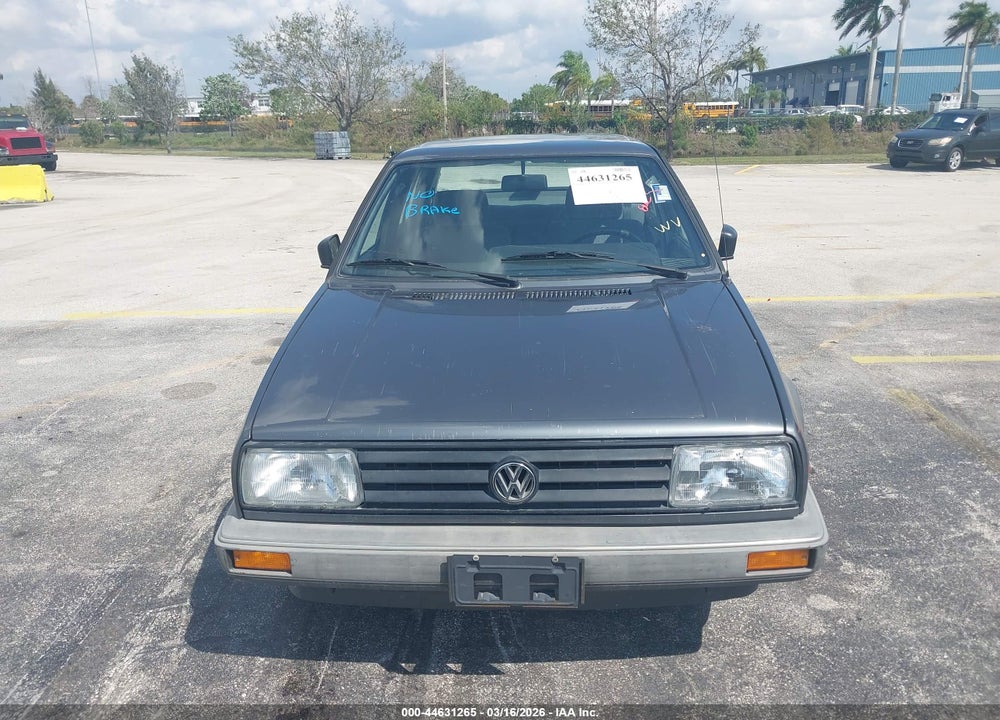 1989 VOLKSWAGEN JETTA GL VIN: WVWRB11G6KW076583