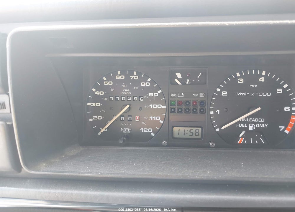 1989 VOLKSWAGEN JETTA GL VIN: WVWRB11G6KW076583