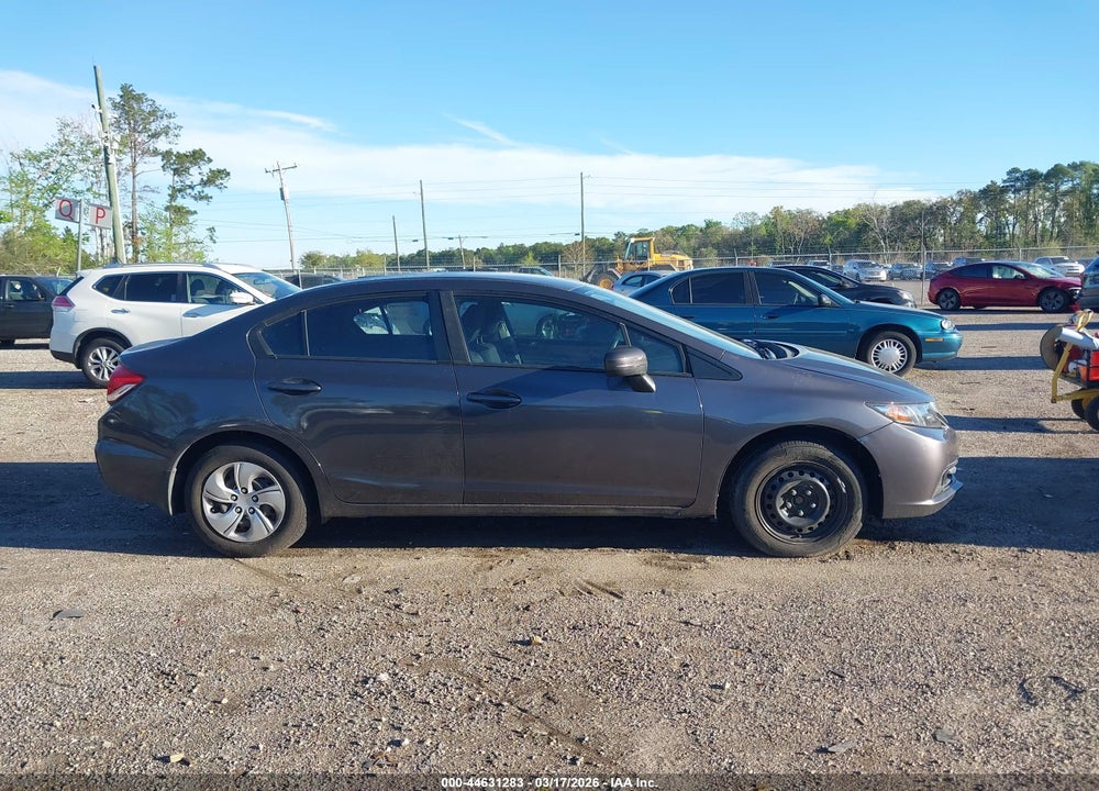 2014 HONDA CIVIC LX VIN: 19XFB2F54EE076743