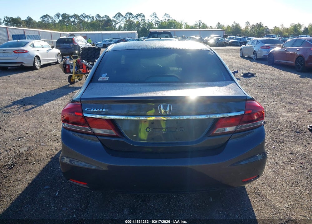 2014 HONDA CIVIC LX VIN: 19XFB2F54EE076743
