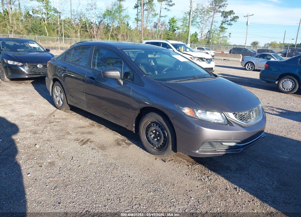 2014 HONDA CIVIC LX VIN: 19XFB2F54EE076743