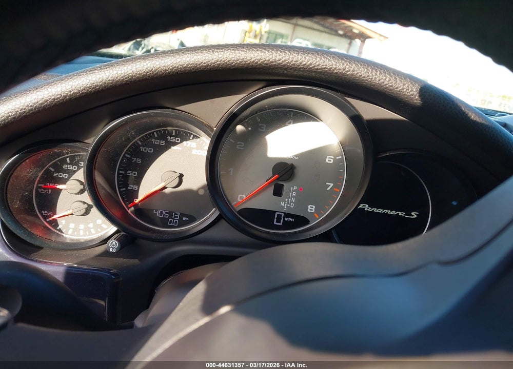 2013 PORSCHE PANAMERA S VIN: WP0AB2A78DL061140