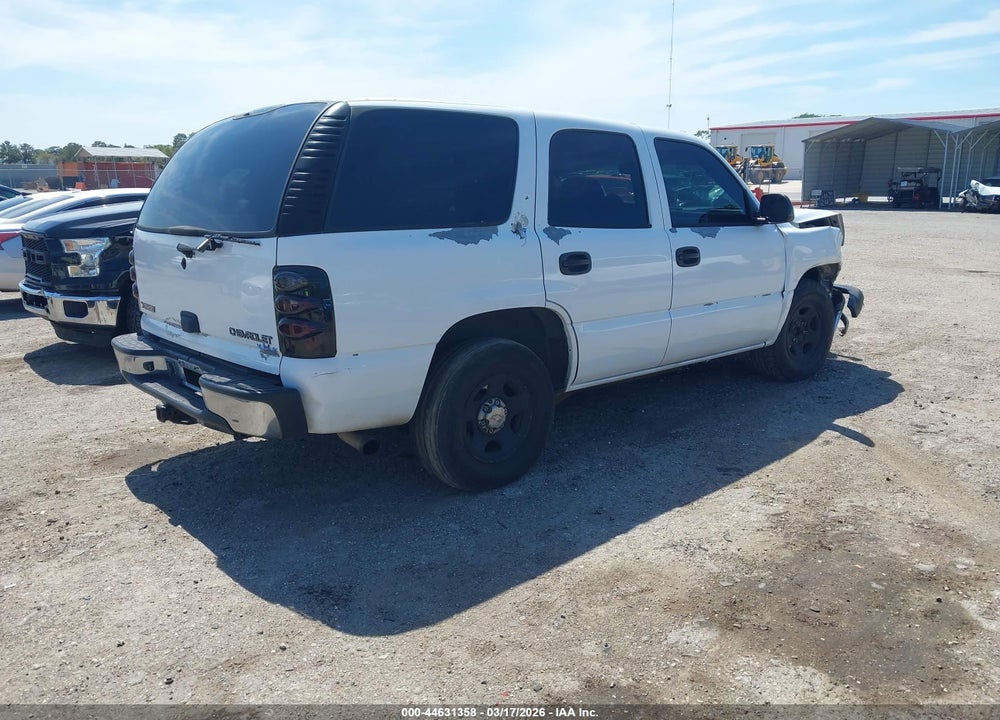 2005 CHEVROLET TAHOE POLICE VIN: 1GNEC13Z05R207754