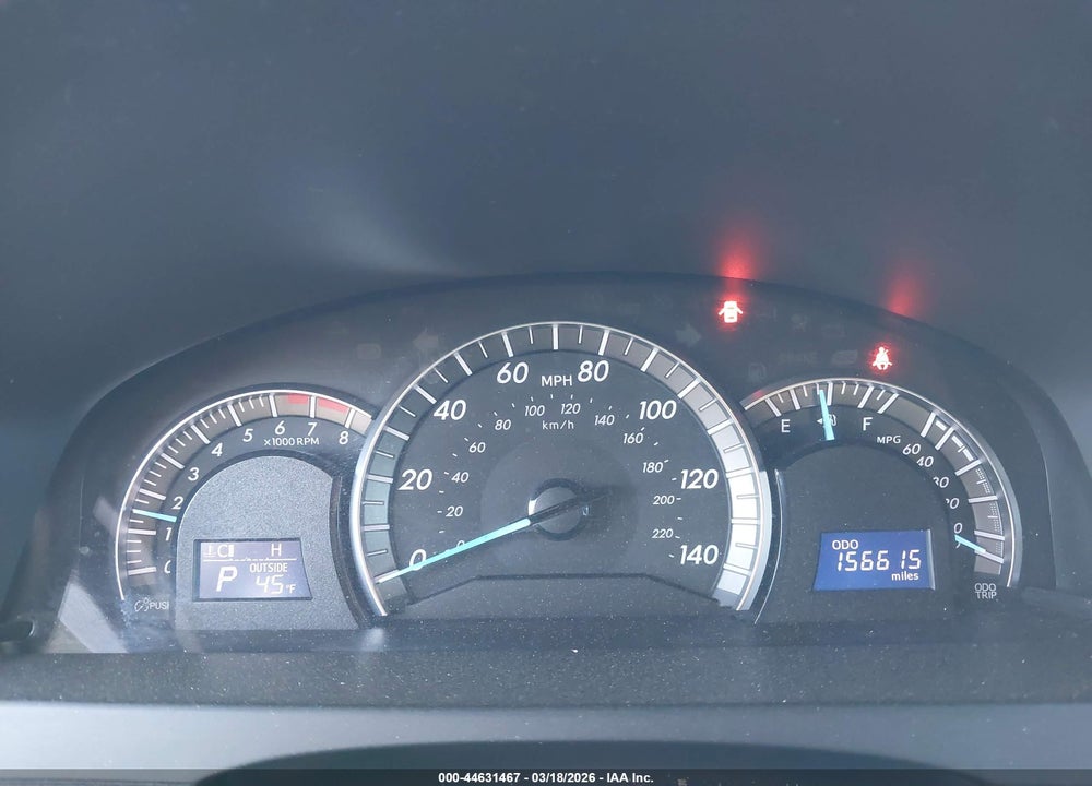 2013 TOYOTA CAMRY SE VIN: 4T1BF1FK2DU662467