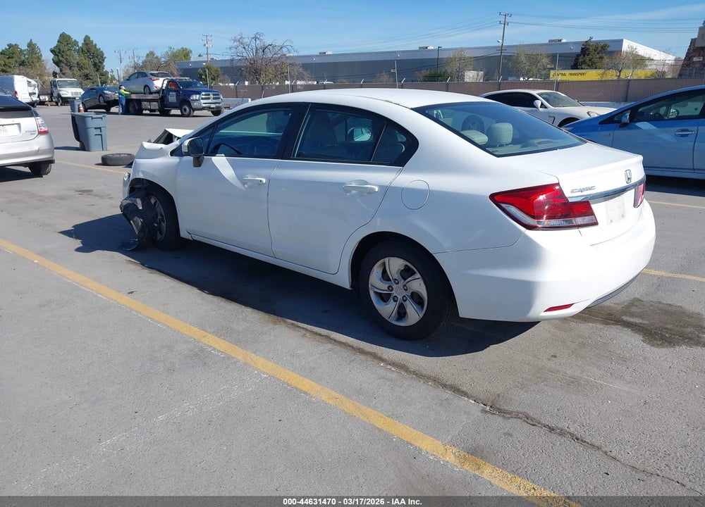 2014 HONDA CIVIC LX VIN: 19XFB2F55EE212037