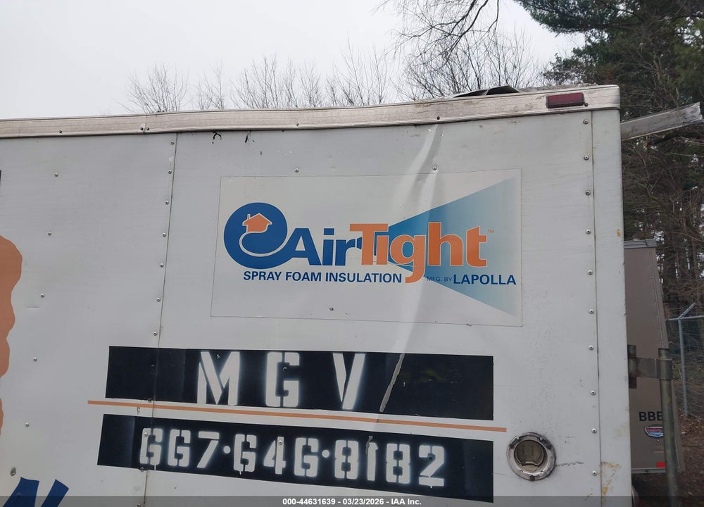 2012 ARISING INDUSTRIES, 12' ENCLOSED VIN: 5YCBE1227CH005907