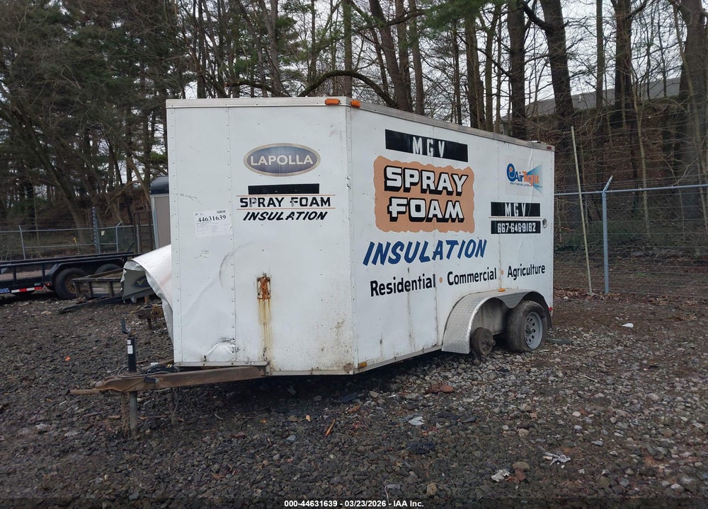2012 ARISING INDUSTRIES, 12' ENCLOSED VIN: 5YCBE1227CH005907