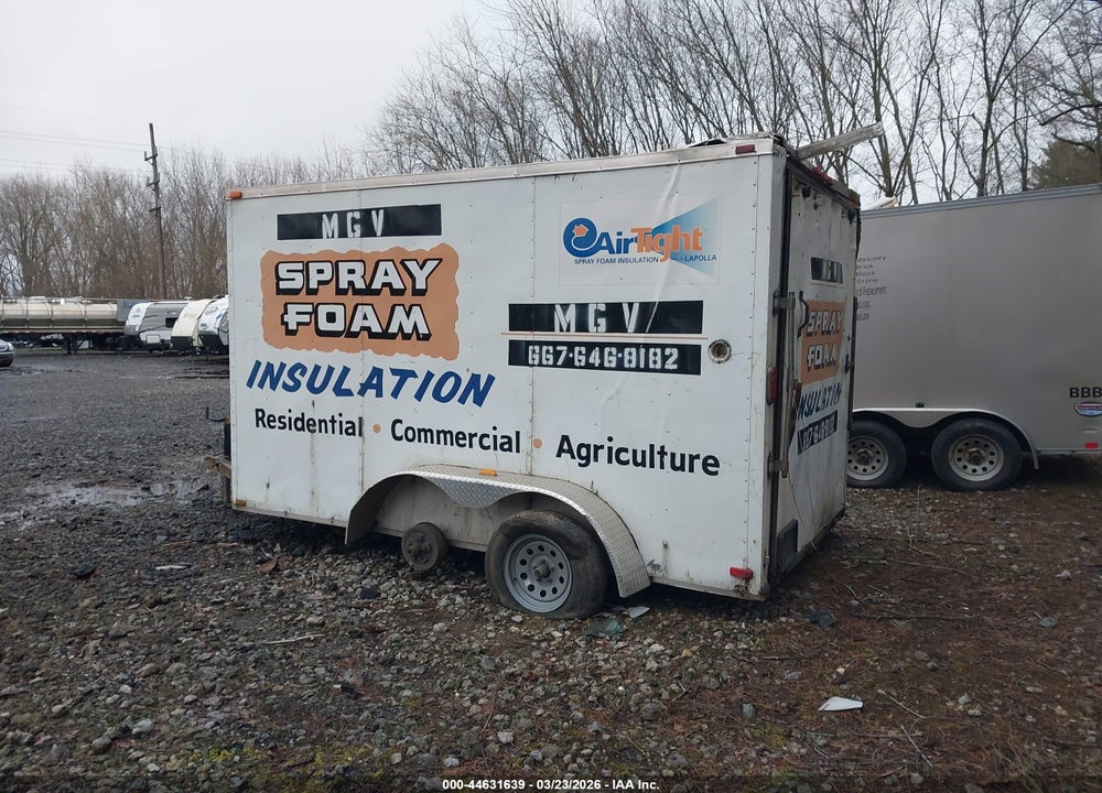 2012 ARISING INDUSTRIES, 12' ENCLOSED VIN: 5YCBE1227CH005907