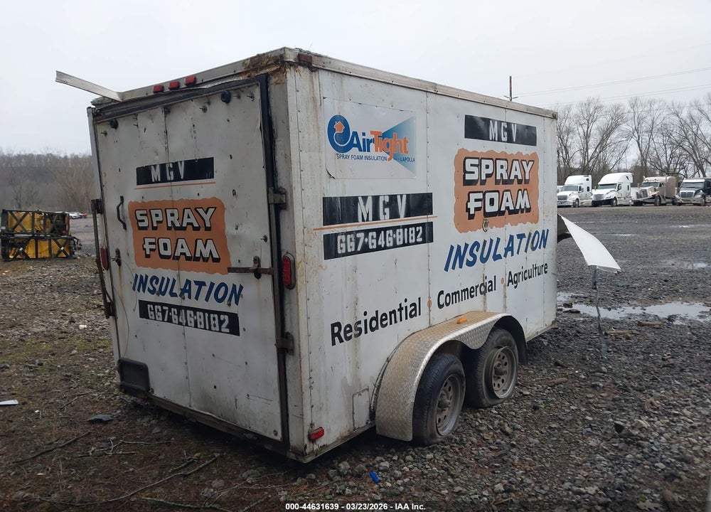 2012 ARISING INDUSTRIES, 12' ENCLOSED VIN: 5YCBE1227CH005907