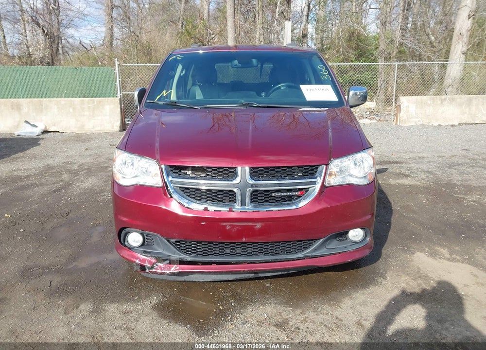 2019 DODGE GRAND CARAVAN SXT VIN: 2C4RDGCG8KR580328