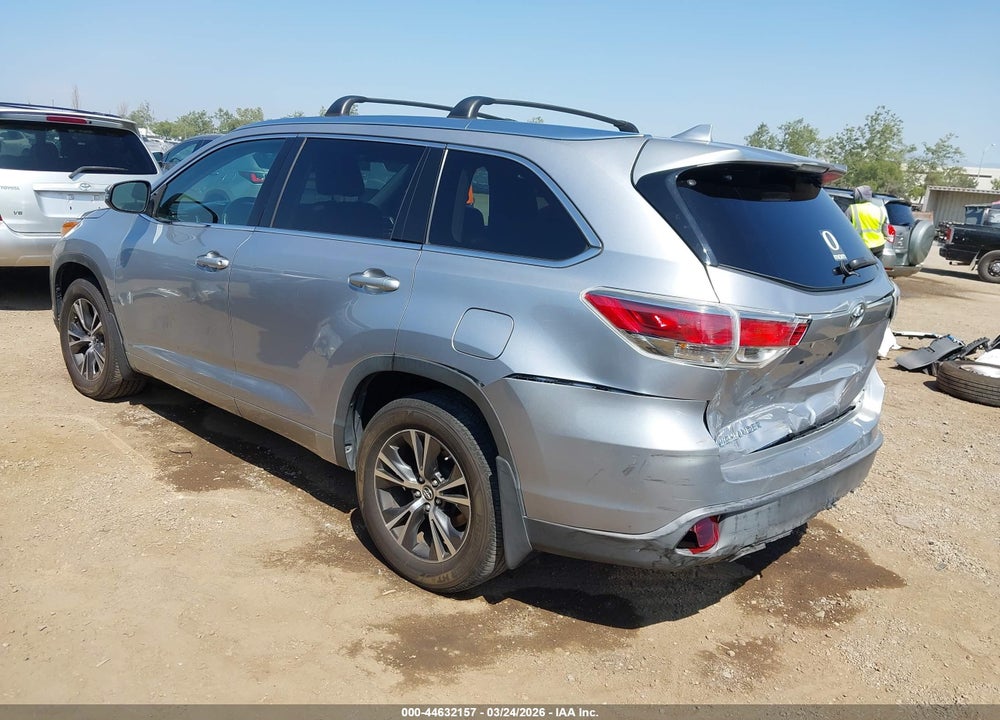 2016 TOYOTA HIGHLANDER XLE V6 VIN: 5TDKKRFH0GS176140