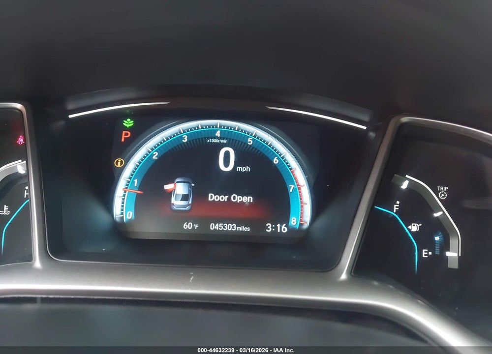 2016 HONDA CIVIC EX-T VIN: 2HGFC1F37GH656826